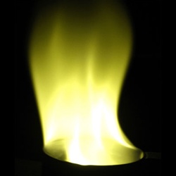 Yellow Flame - 15 sec