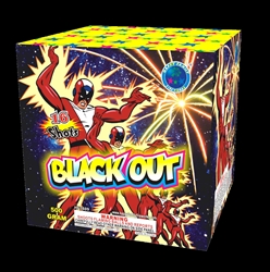Black Out - 16 Shot 500-Gram Fireworks Cake