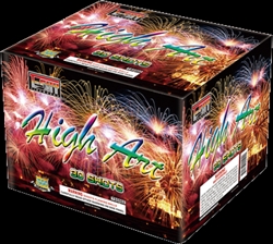 High Art - 30 Shot 500-Gram Fireworks Cake