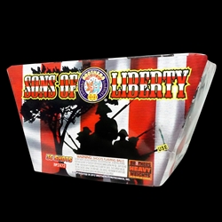 Sons of Liberty - 36 Shot 500 Gram Fireworks Cake - Brothers