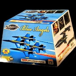 Blue Angels - 16 Shot 500-Gram Fireworks Cake - Miracle