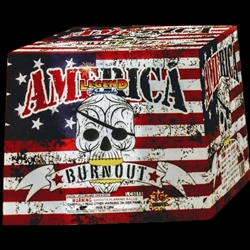America Burnout - 36 Shot 500-Gram Fireworks Cake - Legend
