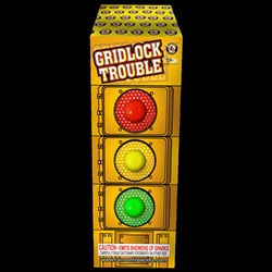 Gridlock Trouble Fireworks Fountain - Cannon