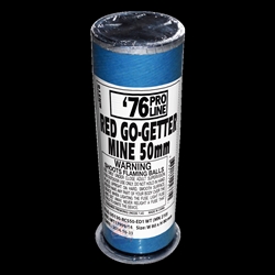Red Go Getter Mine - Single Shot Firework - 76 Pro Line