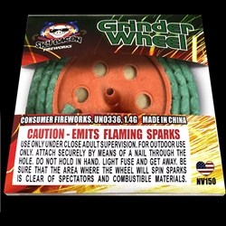 Grinder Wheel - Novelty Fireworks Wheel - Sky Bacon