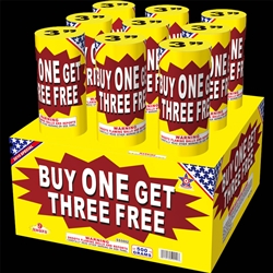 Buy One Get Three Free - 9 Shot Fireworks Rack - Starget