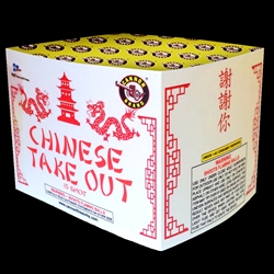 Chinese Take Out - 15 Shot 350-Gram Fireworks Cake - Cannon