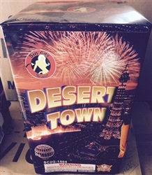 Desert Town - 16 Shot Firework Cake