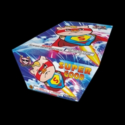 Super Good - 60 Shot 500-Gram Fireworks Cake - Sky Bacon
