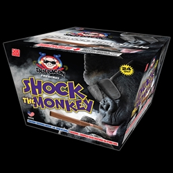 Shock the Monkey - 24 Shot 500-Gram Fireworks Cake - Sky Bacon