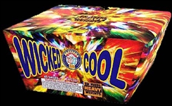 Wicked Cool - 49 Shot 500 Gram Cake - Brothers Fireworks