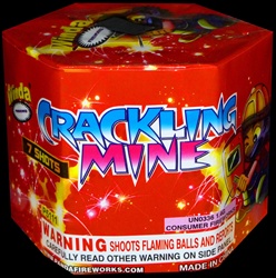 Crackling Mine - 7 Shot Fireworks Cake - Winda