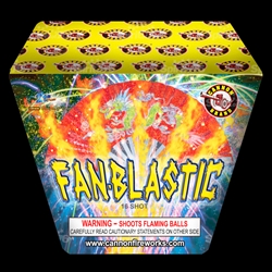 Fan-Blastic - 16 Shot Fireworks Cake - Cannon