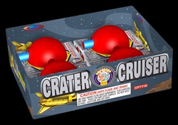 Crater Cruiser - Whistling Novelty Firework - Brothers Pyrotechnics