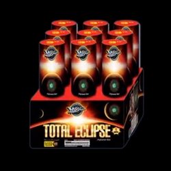 Total Eclipse 9 Shot Finale Rack Fireworks from Miracle