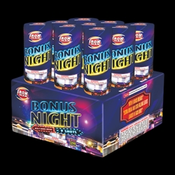 Bonus Night - 9 Shot Fireworks Rack - Top Gun