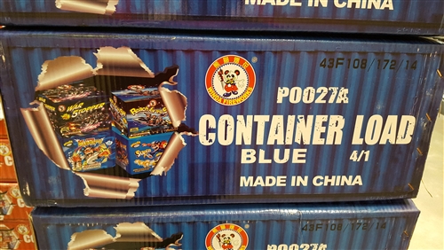Container Load Blue Assorted
