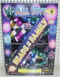 All Five Heads of the Family - Fireworks Artillery Shells