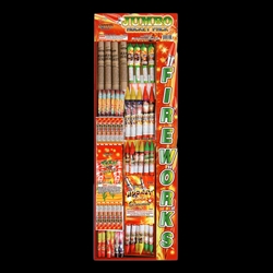 Jumbo Rocket Pack fireworks rocket assortment