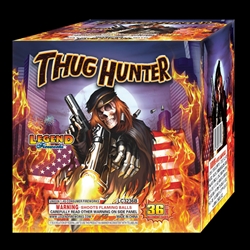 Thug Hunter - 36 Shot Fireworks Cake - Legend
