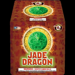 Jade Dragon 16 Shot Fireworks Cake from Cannon Brand