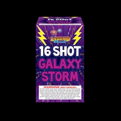 Galaxy Storm 16 Shot Fireworks Cake from Legend