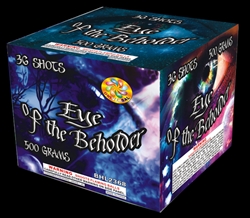 Eye of the Beholder - 36 Shot 500-Gram Fireworks Cake