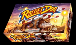 Rocket Dog - 220 Shot  500-Gram Fireworks Cake