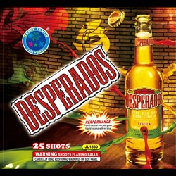 Desperados - 25 Shot 500-Gram Fireworks Cake - Happy Family