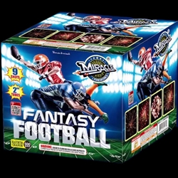 Fantasy Football - 9 Shot 500-Gram Fireworks Cake - Miracle