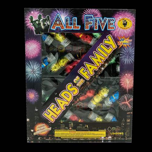All Five Heads of the Family - Fireworks Artillery Shells