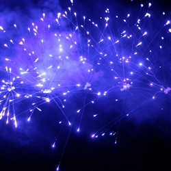 Gender Reveal Fireworks Show (Blue)