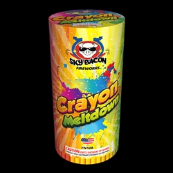 Crayon Meltdown - Fireworks Fountain - Sky Bacon