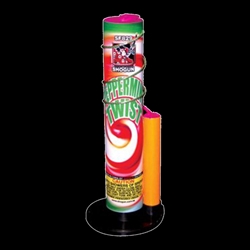 Peppermint Twist Fireworks Fountain - Shogun