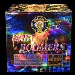 Baby Boomers - 16 Shot 500 Gram Fireworks Cake - Brothers