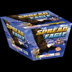 Spread Eagle - 25 Shot 500 Gram Fireworks Cake - Sky Bacon