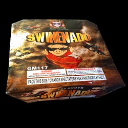 Swinenado - 182 Shot 500 Gram Fireworks Cake - Sky Bacon