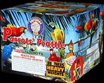 Parrots Prattle 36-Shot 500 Gram Fireworks Cake from Brothers.