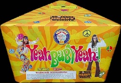 Yeah Baby Yeah - 28 Shot 500-Gram Fireworks Cake - Brothers Pyrotechnics