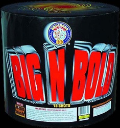 Big N Bold - 18 Shot 500 Gram Fireworks Cake - Brothers Pyrotechnics