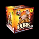 Jurassic Pork - 12 Shot 500-Gram Fireworks Cake - Sky Bacon