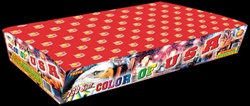 Color of USA - 230 Shot 500 Gram Fireworks Cake - Firehawk