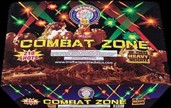 Combat Zone - 210 Shot 500-Gram Fireworks Cake - Brothers Pyrotechnics
