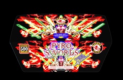 Pyro Swords - Second Swing - 70 Shot 500 Gram Fireworks Cake - Cannon Brand