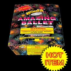 Amazing Ballet - 220 Shot 500 Gram Fireworks Cake - Winda