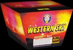 Western Sky - 30 Shot 500 Gram Fireworks Cake - Brothers Pyrotechnics