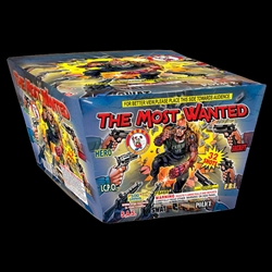 The Most Wanted - 32 Shot 500 Gram Fireworks Cake - Winda