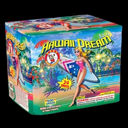 Hawaii Dream - 24 Shot 500 Gram Fireworks Cake - Winda