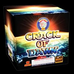 Crack of Dawn - 16 Shot 500 Gram Fireworks Cake - Brothers