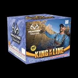 King of the Line - 30 Shot 500 Gram Fireworks Cake - Realtree